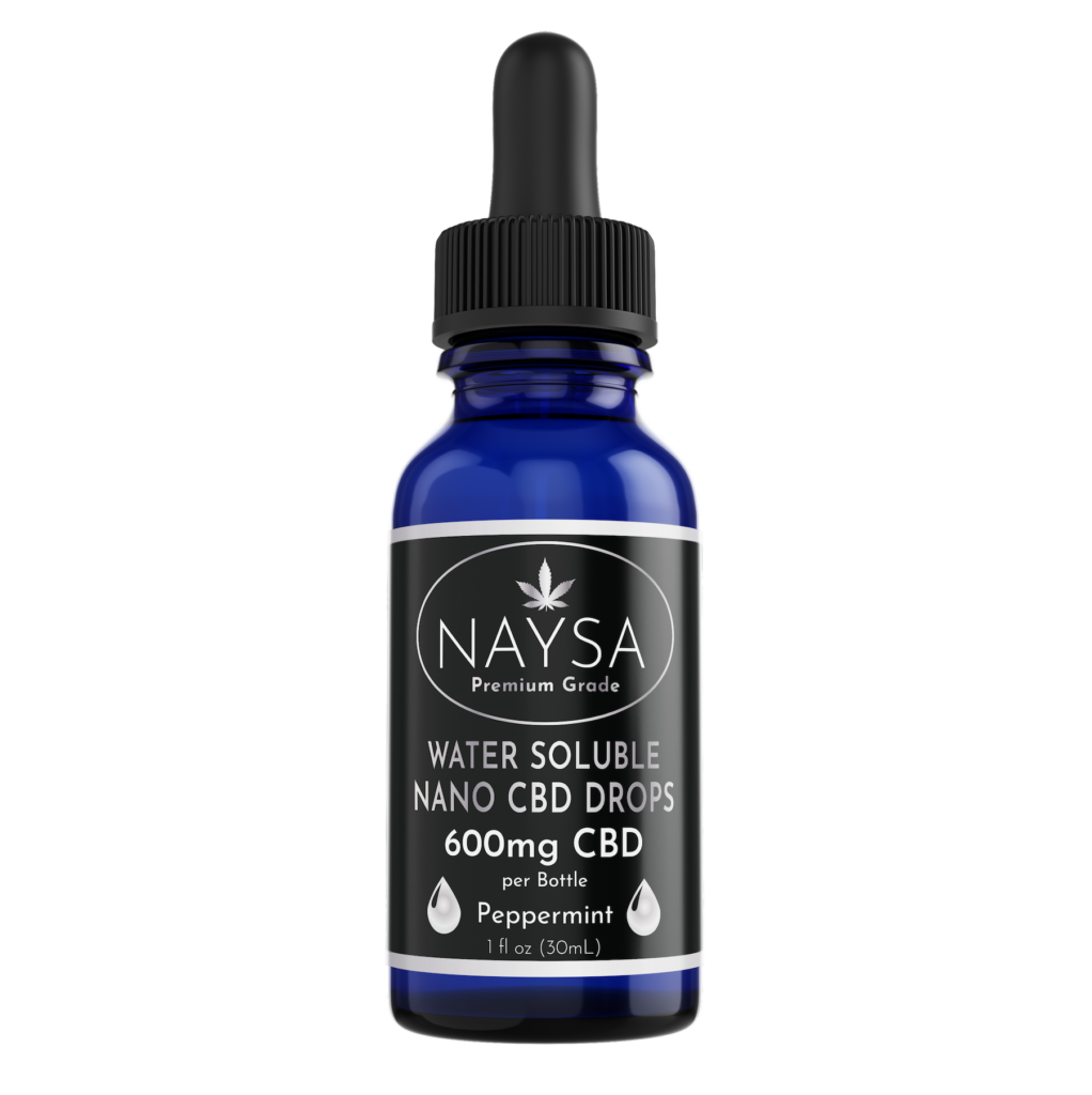 Naysa Water Soluble Nano Cbd Drops 600mg Natures Arc Organics