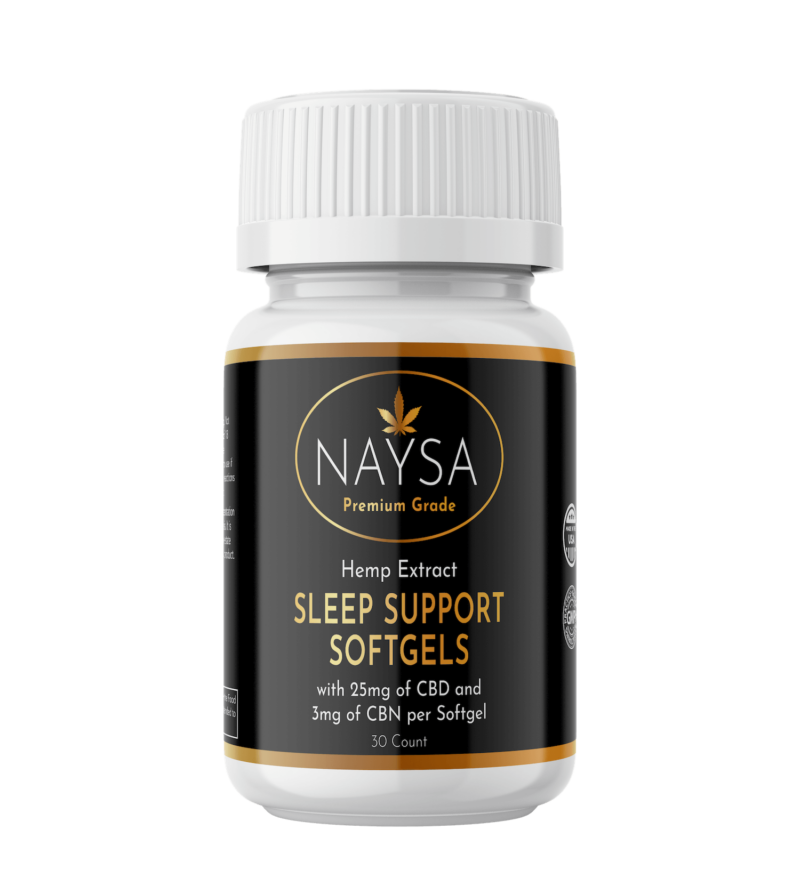 NAYSA CBD Sleep Support Softgels 25mg