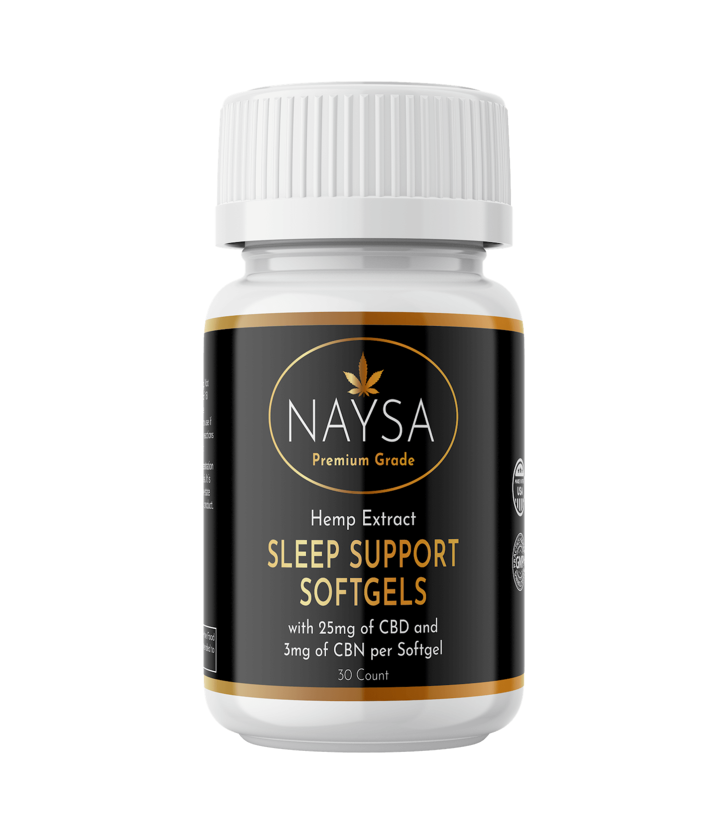 Naysa Cbd Sleep Support Softgels 25mg Nature S Arc Organics